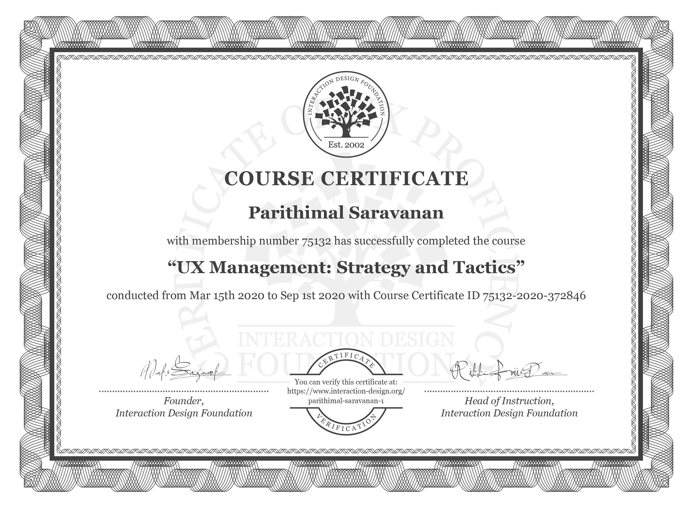 UX Management: Strategy and Tactics