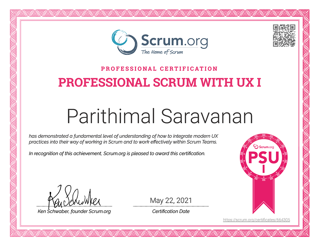Professional Scrum with UX I